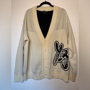 Adidas Y3 White Cardigan EUC 2x